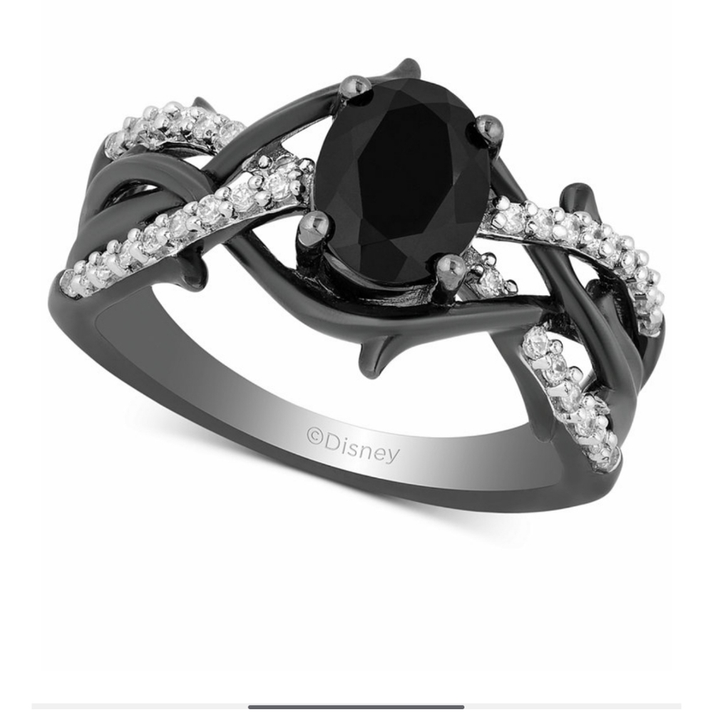 Enchanted black villain ring